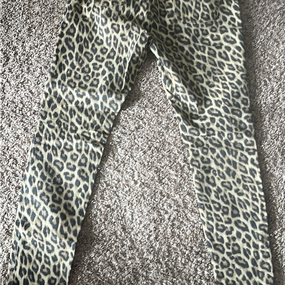 New! Judy Blue women’s black & tan leopard jeans size 9 - Picture 3 of 4